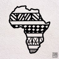 Zuri Africa Wall Art, Satin Black - Made in Kenya