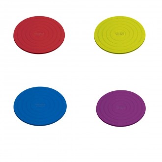 Colourworks Silicone Round Coaster - Assorted Colors - Sold per piece