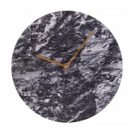 Premier Lamonte Black Marble Wall Clock