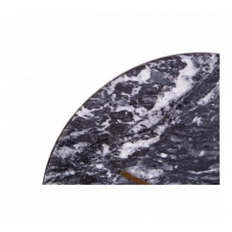 Premier Lamonte Black Marble Wall Clock