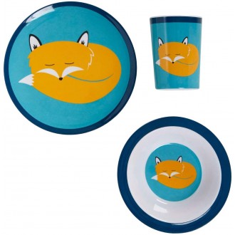 Premier Mimo Kids Felix Fox Dinner Set, Melamine