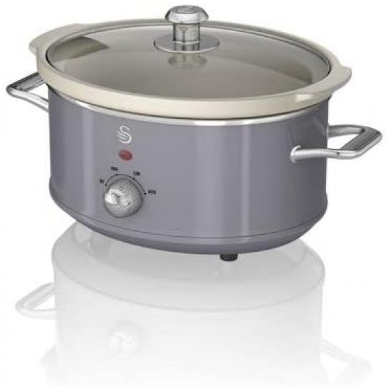 Shop quality Swan 3.5 Litre Retro Slow Cooker with Removable Ceramic Pot, 3 Heat Settings, 200w, Grey in Kenya from vituzote.com Shop in-store or online and get countrywide delivery!