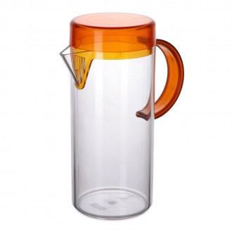 Tatay BPA-Free Plastic Pitcher, 1.5 Liters - Sunset Colour