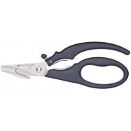 Master Class Seafood Shears with Lobster Cracker and Soft Grip Handles, Stainless Steel, 18.5 cm