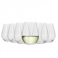 Maxwell & Williams Vino Set of 6 Stemless White Wine Glasses, 400ml