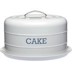 Living Nostalgia French Grey Domed Cake Tin