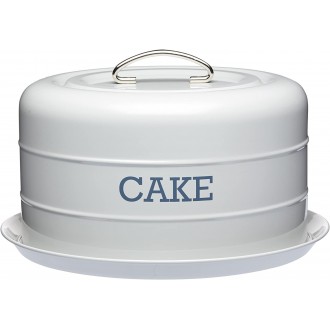 Living Nostalgia French Grey Domed Cake Tin