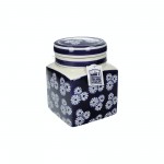 London Pottery Ceramic Canister Small Daisies