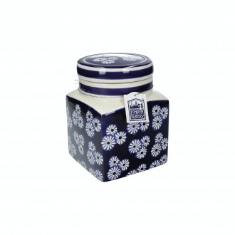 London Pottery Ceramic Canister Small Daisies