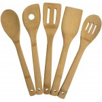 Natural Elements 5-Piece Bamboo Cooking Utensils Set