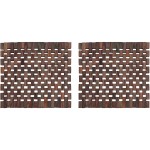 Creative Tops Dark Slatted Wood Pack Of 2 Placemats