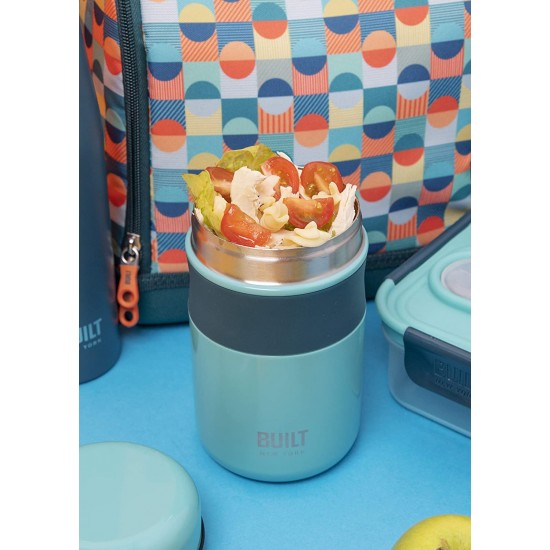 Shop quality BUILT Double Wall Vacuum Insulated Food Flask for Hot and Cold Foods, Stainless Steel, Teal, 490 ml in Kenya from vituzote.com Shop in-store or online and get countrywide delivery!