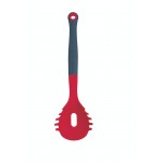 Colourworks Brights Red Silicone-Headed Pasta Serving Spoon / Measurer