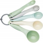 Colourworks Plastic Measuring Spoons - 'Classics' Colours (Set of 5)