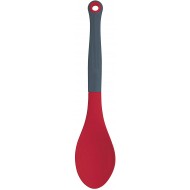 Colourworks Silicone Cooking with Built-in Measuring Spoon, Cherry, 29 cm