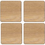 Creative Tops Oak Veneer Pack Of 4 Coasters