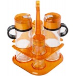 Tatay 4 Cruet Set, Orange - 4 Piece