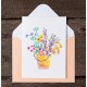 Shop quality Floral in a bucket Blank Note Card with Envelope in Kenya from vituzote.com Shop in-store or online and get countrywide delivery!