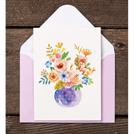 Shop quality Floral in a pot Blank Note Card with Envelope in Kenya from vituzote.com Shop in-store or online and get countrywide delivery!