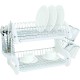 Shop quality Home Basics Dish Drainer with Side-mounted cutlery holder, White in Kenya from vituzote.com Shop in-store or online and get countrywide delivery!