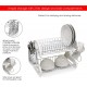 Shop quality Home Basics Dish Drainer with Side-mounted cutlery holder, White in Kenya from vituzote.com Shop in-store or online and get countrywide delivery!