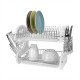 Shop quality Home Basics Dish Drainer with Side-mounted cutlery holder, White in Kenya from vituzote.com Shop in-store or online and get countrywide delivery!