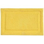 InterDesign  Spa Microfiber Polyester Bath Mat, 34" x 21", Yellow