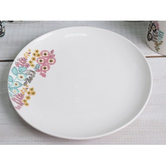 Katie Alice Pretty Retro Ceramic Floral Dinner Plate, 27cm