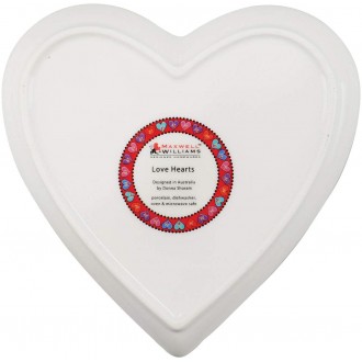 Maxwell & Williams Love Hearts 15.5cm Tiger Tiger Heart Plate