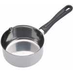 Kitchen Craft Milk Pan, Induction Safe, Stainless Steel, 14 cm, 700ml