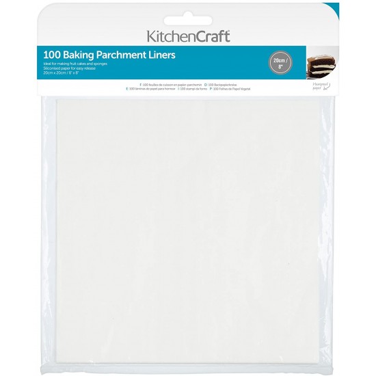 Shop quality Kitchen Craft Non-Stick 20cm Greaseproof Baking Parchment Paper- Square (Pack of 100) in Kenya from vituzote.com Shop in-store or online and get countrywide delivery!