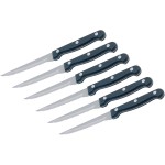 Kitchen Craft Steak Knives, in Gift Box, Stainless Steel, 22 cm, Set of 6