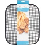 Kitchen Craft Wire Mesh Crisper Baking Tray, Black, 34 x 29.5 cm