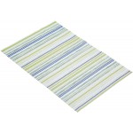 Kitchen Craft Woven Green Stripe Reversible Placemat