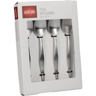 La Cafetière Core Set of 4 Tea Spoons, 17.1 cm (6¾")