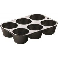 Lodge Cast Iron Cookware Mini Muffin/Cornbread Pan, Pre-Seasoned,Black