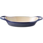 Lodge Oval Casserole, 1.8 Liter, Blue