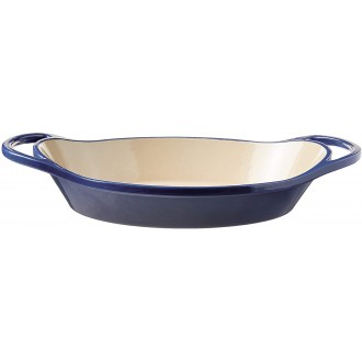 Lodge Oval Casserole, 1.8 Liter, Blue