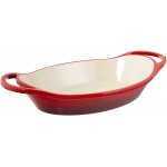 Lodge Oval Casserole, 1.8 liter  Red