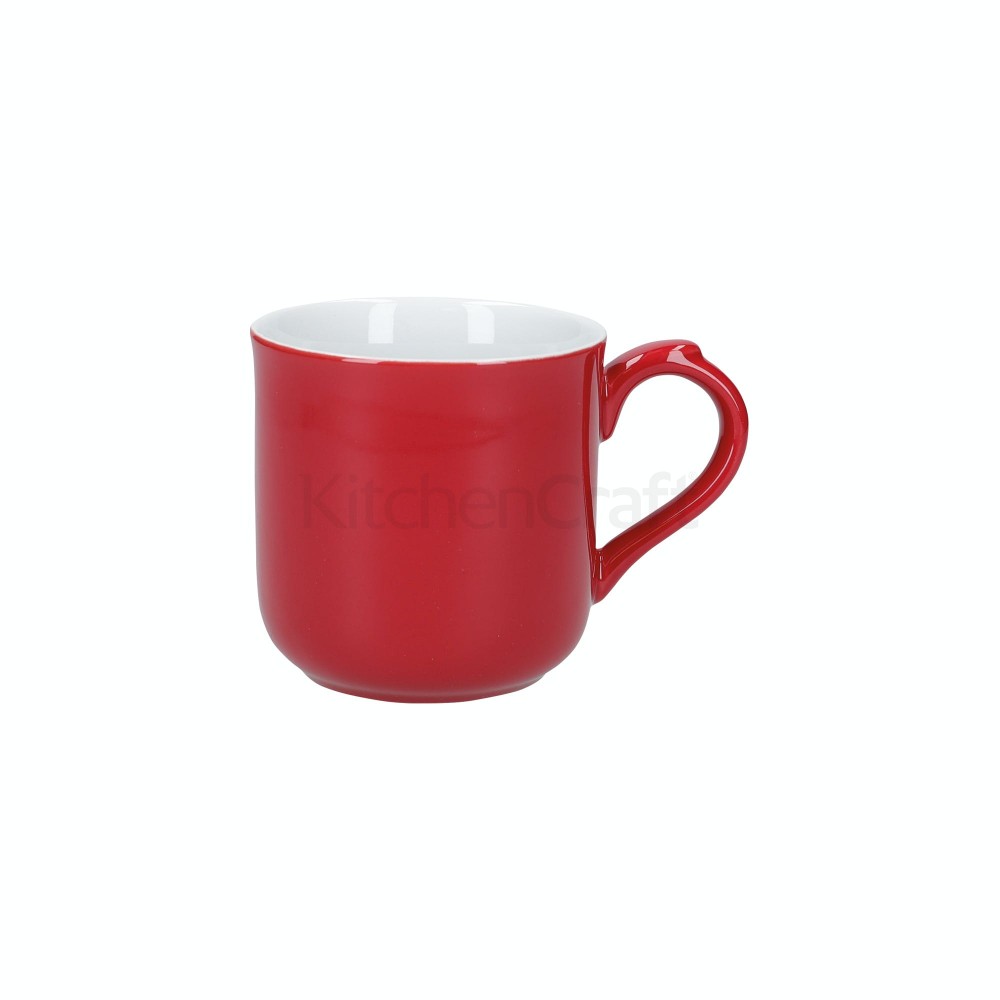 Mugs : London Pottery Farmhouse Mug, Red, 250ml by