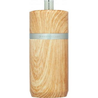 Master Class Interchangeable Pepper OR Salt Grinder, Beechwood Effect, 12 cm