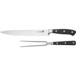 MasterClass Stainless Steel Meat Carving Set (2 Pieces) - Gift Packed