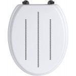 Premier Bling Diamante Toilet Seat  -  White