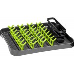 Premier Dish Drainer - Grey/Lime Green