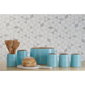 Premier Housewares Fletcher Biscuit Canister - Blue