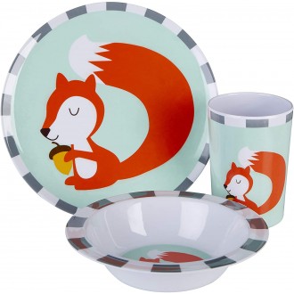 Premier Mimo Kids Susie Squirrel Tableware, Melamine