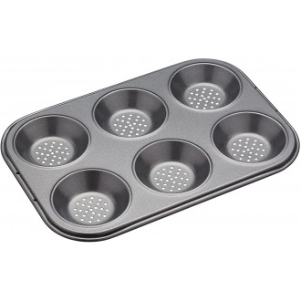 Master Class Six Hole Crusty Bake Baking Pan