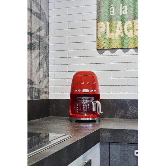 Shop quality SMEG 50 S Retro Style Drip Filter Coffee Machine, 10 Cup Capacity 1.4 Liter Tank, Red in Kenya from vituzote.com Shop in-store or online and get countrywide delivery!