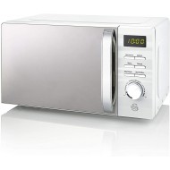 Swan White Symphony Digital Microwave, 20 Litre Capacity, 700 Watts