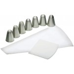 Sweetly Does It Piping Bag and Nozzles, Gift Boxed, Luxury 9 Piece Icing Set